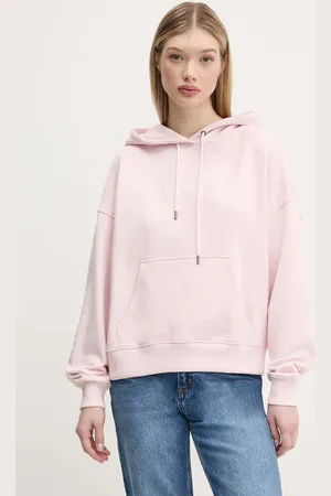 Guess Felpa in cotone donna colore con cappuccio W5RQ27 K68I4