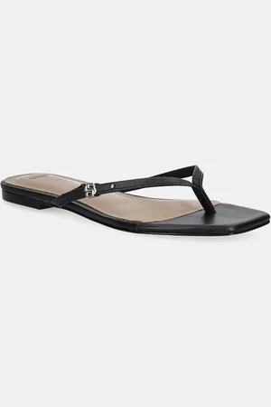 HUGO BOSS Infradito in pelle Charlize donna colore 50542228