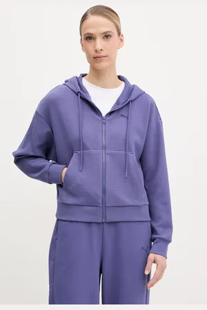 PUMA Felpa donna colore con cappuccio 685056