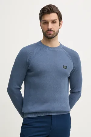 Calvin Klein Maglione in cotone uomo colore J30J327281