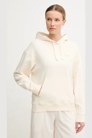 PUMA Felpa in cotone donna colore con cappuccio 685018