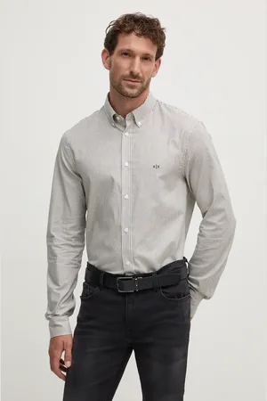 Armani Exchange Camicia in cotone uomo colore 6DZC02 ZN5CZ