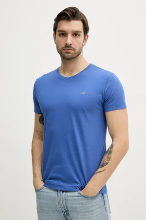 GANT T-shirt in cotone uomo colore blu