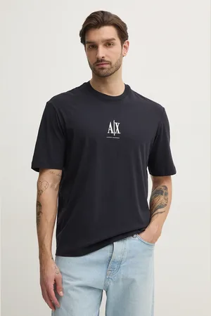 Armani Exchange T-shirt in cotone uomo colore con applicazione XM000363 AF12308