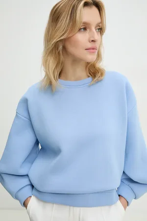 ANSWEAR Felpa in cotone donna colore