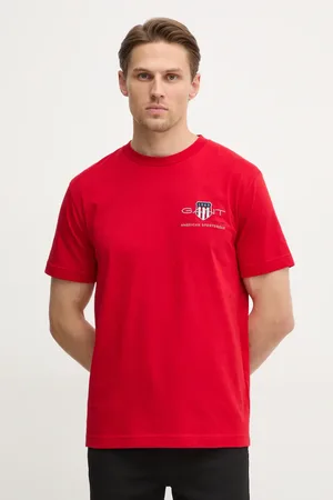 GANT T-shirt in cotone colore con applicazione