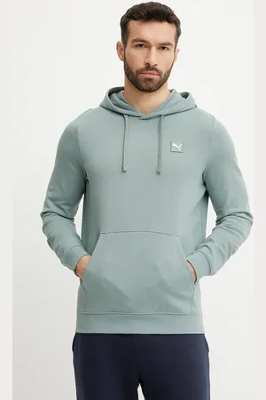PUMA Felpa in cotone uomo colore con cappuccio 684728