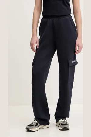 Guess Pantaloni della tuta CECILIA colore beige con applicazione V4BB12 K7UW2
