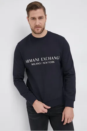Armani Exchange Felpa in cotone uomo