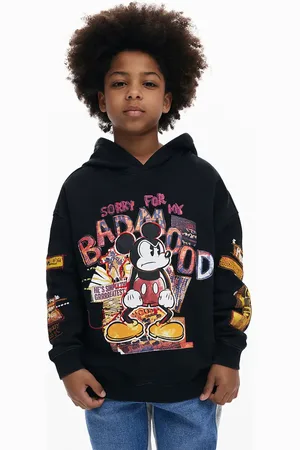 Desigual Felpa in cotone bambino/a colore con cappuccio 25SBSK08