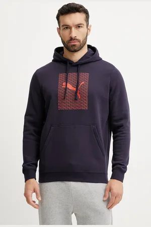 PUMA Felpa uomo colore con cappuccio 684669
