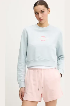 Guess Felpa in cotone donna colore con applicazione W5GQ20 K68I4
