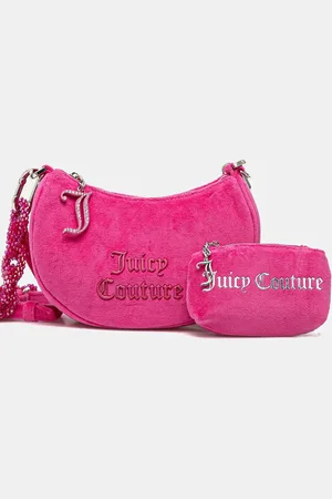 Juicy Couture Borsa in velluto BLOSSOM RHINESTONE CHAIN colore BEJL58834WCO