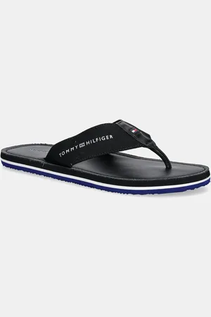 Tommy Hilfiger Infradito HILFIGER LEATHER BEACH SANDAL uomo colore FM0FM05442
