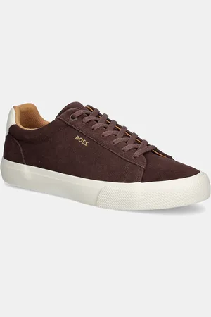 HUGO BOSS Sneakers in camoscio Aiden colore 50536521