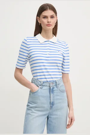 Tommy Hilfiger Polo donna colore navy WW0WW43224