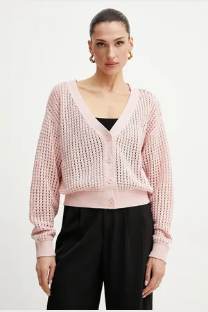 Guess Cardigan in cotone SAGE donna colore W5GR44 Z3C71
