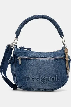 Desigual Borsa in jeans HALF LOGO colore 25SAXD28
