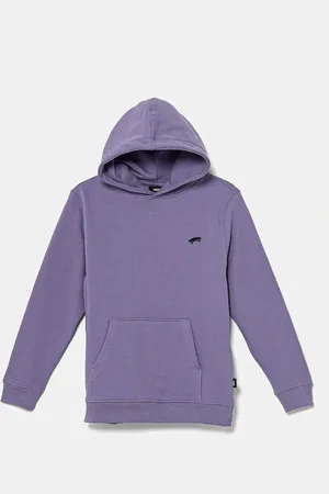Vans Felpa in cotone bambino/a SALTON LOOSE colore con cappuccio VN000P5T6PH1