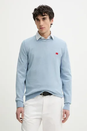 HUGO BOSS Maglione in cotone colore nero 50475083