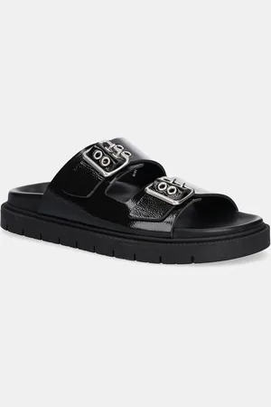 Copenhagen Shoes Ciabatte slide in camoscio Suede donna colore CPH796