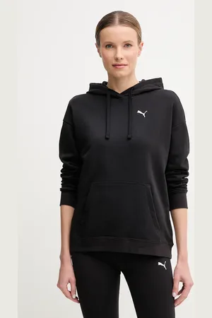 PUMA Felpa donna colore con cappuccio con applicazione 684977
