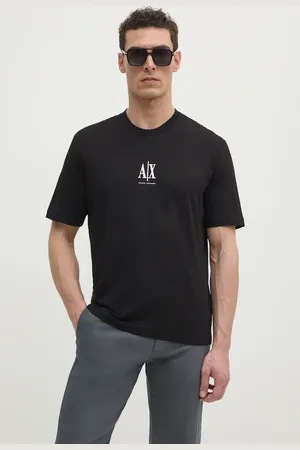 Armani Exchange T-shirt in cotone uomo colore con applicazione XM000363 AF12308