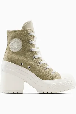 Converse Scarpe da ginnastica Chuck 70 De Luxe Heel colore beige A12813C