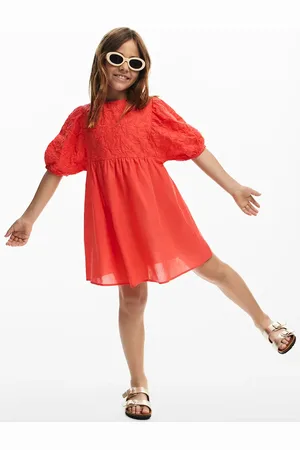 Desigual Vestito di cotone bambina colore 25SGVW06