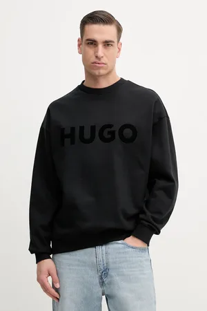 HUGO BOSS Felpa in cotone uomo colore 50538778