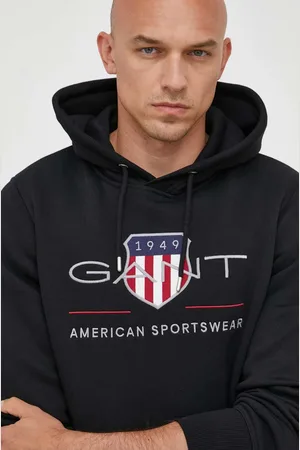 GANT Felpa uomo con cappuccio