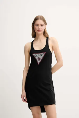 Guess Vestito da mare in cotone colore E5GP01 I3Z14