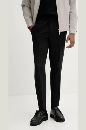 Samsøe Samsøe Pantaloni in lino colore grigio
