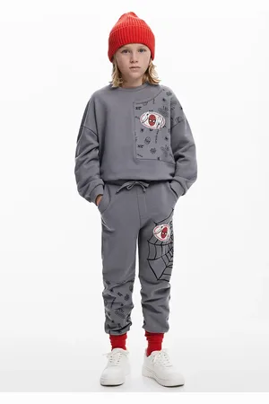 Desigual Pantaloni della tuta di cotone colore 25SBPK01