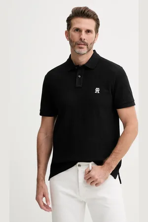 Tommy Hilfiger Polo in cotone uomo colore con applicazione MW0MW33167