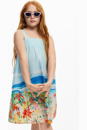 Desigual Vestito di cotone bambina colore 25SGVW01