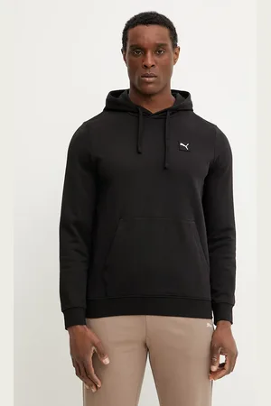 PUMA Felpa in cotone uomo colore con cappuccio 684728
