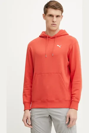 PUMA Felpa in cotone uomo colore con cappuccio 629647