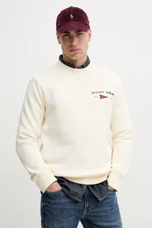 GANT Felpa uomo colore con applicazione 2067039
