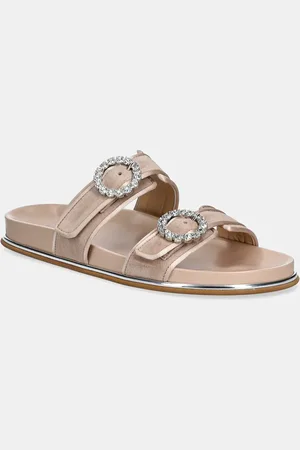 BALDININI Ciabatte slide in camoscio donna colore D5E193P1CRRS