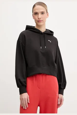 PUMA Felpa donna colore con cappuccio 629746