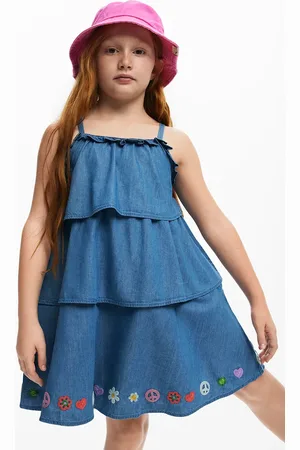 Desigual Vestito jeans bambino/a colore 25SGVW04