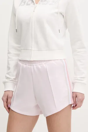Guess Pantaloncini YARROW donna colore con applicazione V5GD14 KCRU2