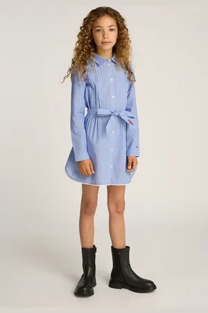 Tommy Hilfiger Vestito di cotone bambina colore KG0KG08335