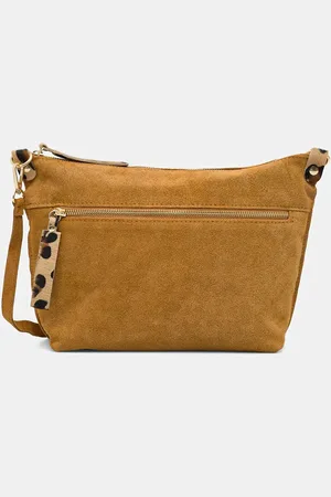 ANSWEAR Borsa in pelle scamosciata colore