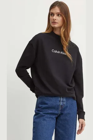 Calvin Klein Felpa in cotone donna colore