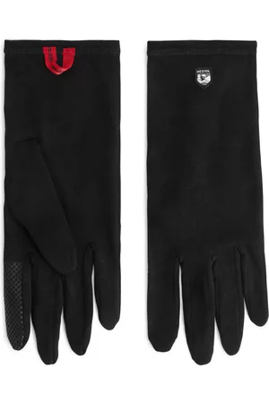 ARKET Hestra Merino Wool Liner Gloves - Black