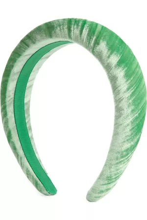 ARKET Velvet Alice Headband - Green