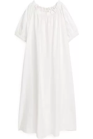 ARKET Donna Vestiti lunghi - Off Shoulder Maxi Dress - White