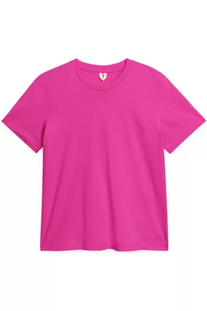ARKET Donna T-shirt - Crew-Neck T-shirt - Pink